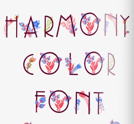 Harmony Floral Font