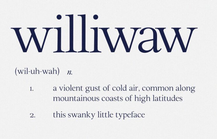 Williwaw Book Retro Font