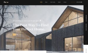 Creative Real Estate Landing Page PSD Template