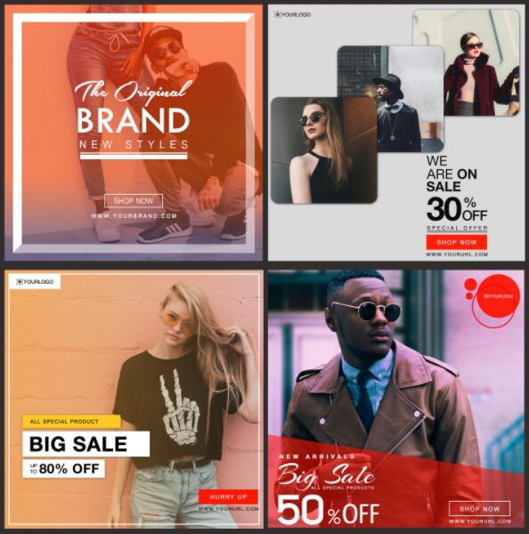 Instagram Banner Templates For Photoshop
