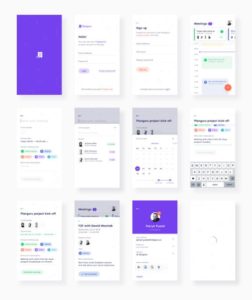 Planguru Mobile UI Kit For Sketch