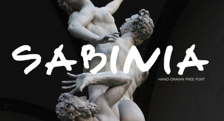 Sabinia Handwritten Font