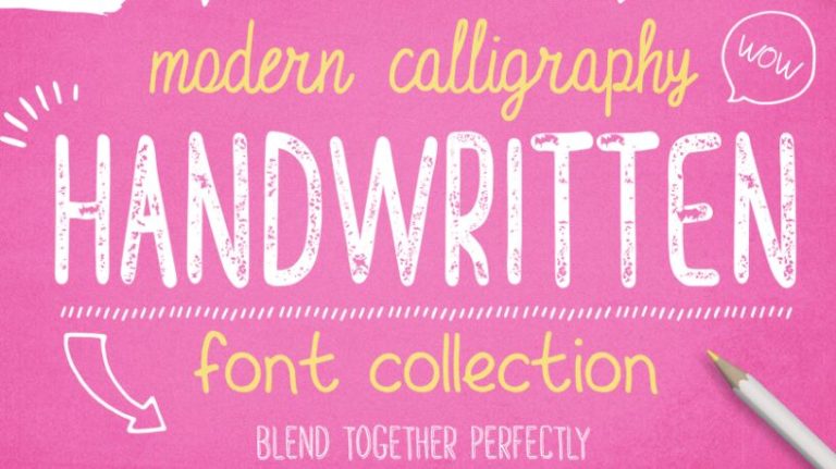 5 Modern Handwritten Fonts