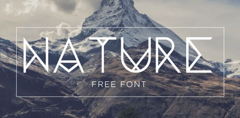 Creative Nature Display Font