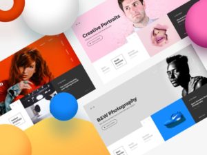 Photography Class Web Template For Sketch