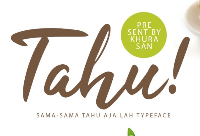 Tahu Handwritten Script Font