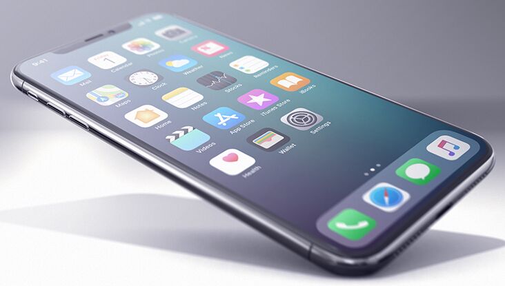 Realistic Floating iPhone X PSD Mockup