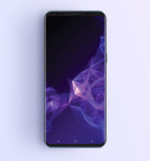 Realistic Samsung Galaxy S9 Sketch Mockup