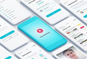 Telemedicine App UI Kit For Photoshop