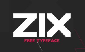 ZIX Typeface