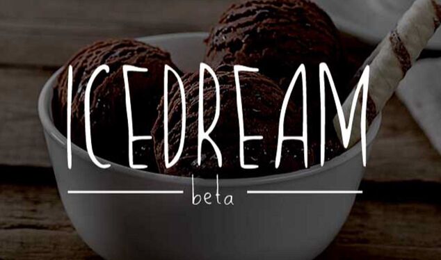 Icedream Handwritten Font