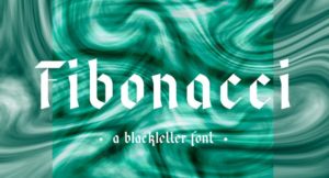 Fibonacci Blackletter Font