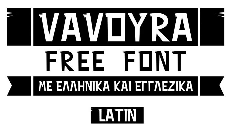 VAVOURA Creative Font