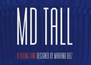 MD Tall Typeface