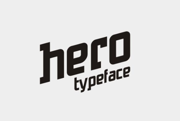 Hero Minimal Clean Typeface