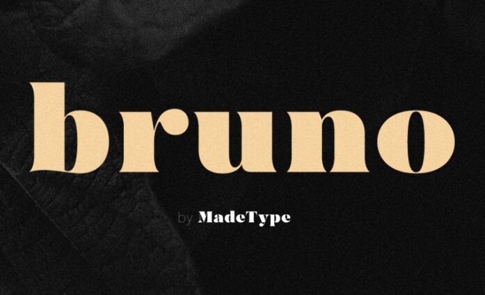 MADE Bruno Display Font