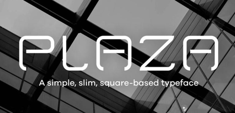 Plaza Square Typeface