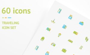 60 Travel Icons For Sketch