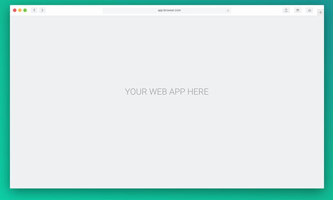 Minimal Browser Sketch Mockup-min