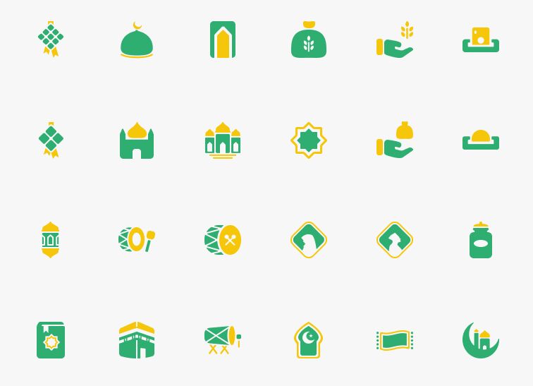 Ramadan & Eid al-Fitr SVG Icons-min