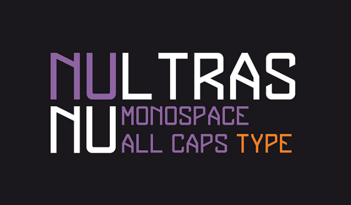 NULTRAS Monospace Typeface-min