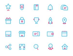 20 Minimal Flat Sketch Icons-min