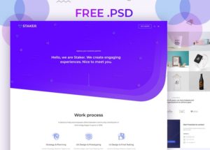 Modern Portfolio Web Template PSD-min