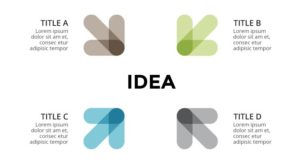 Idea Arrows Infographic Vector-min