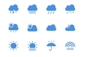 12 Minimal Weather Icons For Sketch-min