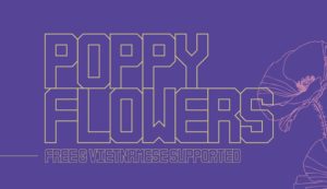 Poppy Flowers Font-min