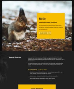 Conference Landing Page PSD Template-min