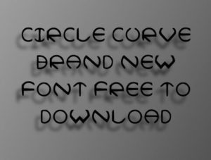 Circle Curve Font-min