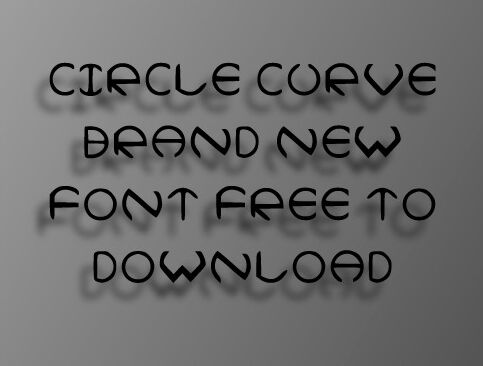 Circle Curve Font-min