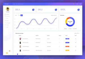 Nice Clean E-commerce Dashboard UI PSD-min