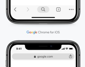 Google Chrome Browser For iOS Sketch