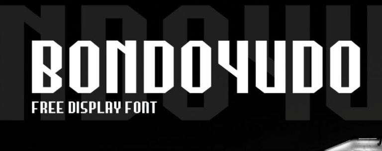 Bondoyudo Display Typeface