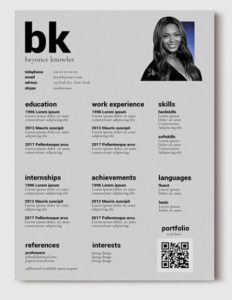 Minimal Resume & Cover Letter PSD Mockups