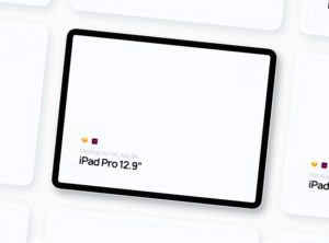 New iPad Pro 2018 Mockup (PSD+XD)