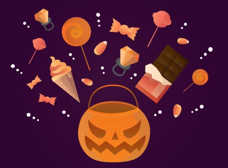 Flat Halloween Elements Vector