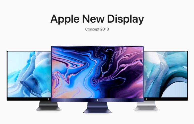 New Apple Display Concept 2018 Sketch Mockup