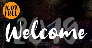 WELCOME Brush Typeface