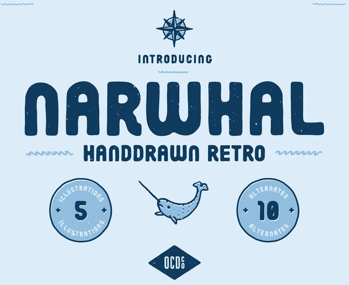 Narwhal Retro Font