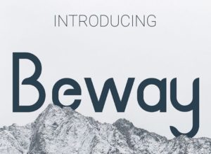 BEWAY Clean Typeface