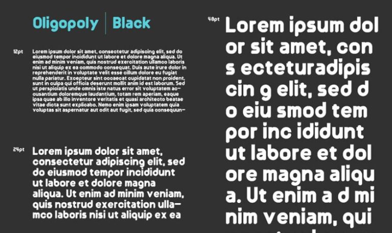 Oligopoly Display Font