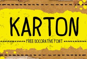 KARTON Handwritten Typeface