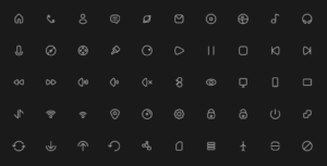 100 Essential UI UX Line Icons Vector