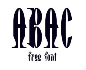 Abac Display Font