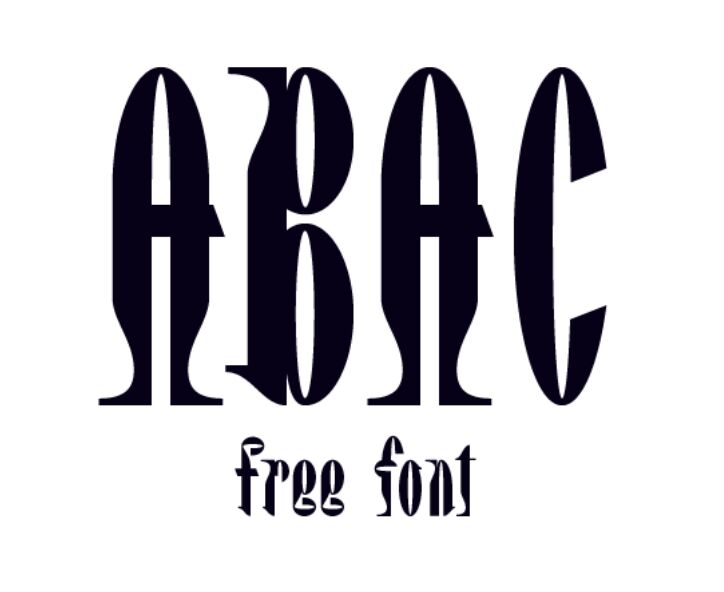 Abac Display Font