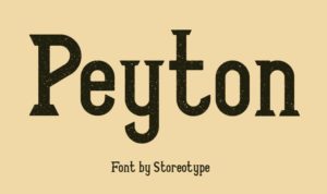 Peyton Display Font