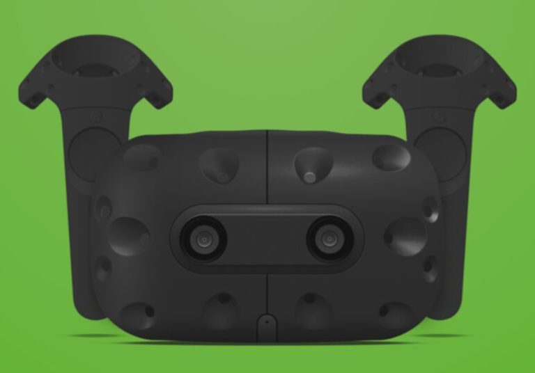 HTC Vive Virtual Reality Headset Sketch Mockup